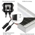Panneaux solaires-Taille : 680*760*25 mm-Puissance de 100W-Batteries à haut rendement-2