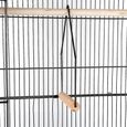 (46 * 35.5 * 99cm) Cage à perroquet à cage à oiseaux portable avec conception de toit-2