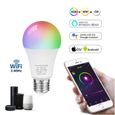 UVERBON Dohome Ampoule LED Couleur E27, 85-265V, lampe intelligente, fonctionne avec Google Assistant, Alexa, WiFi, maison connectée-2