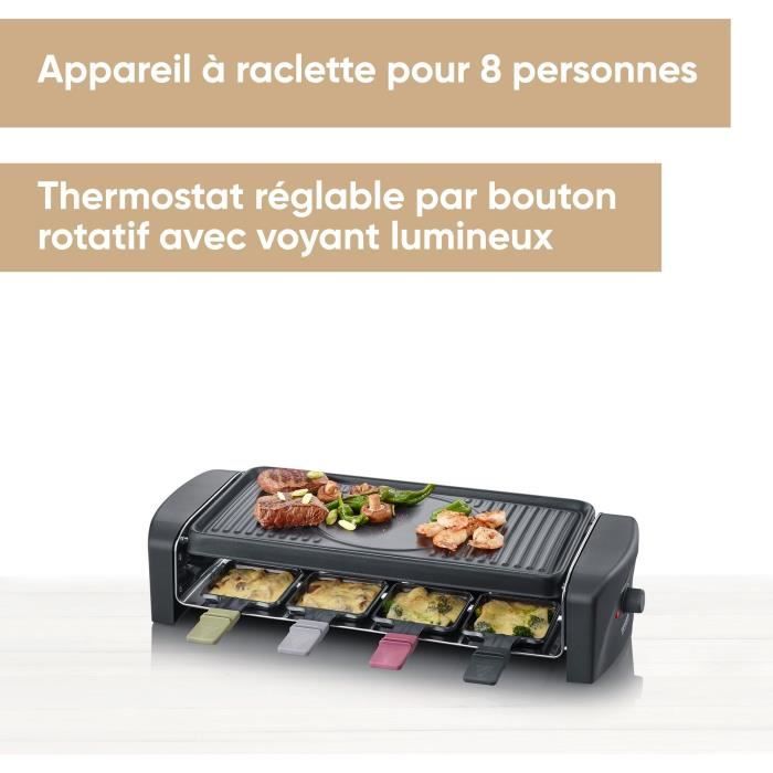 Les Cuisinautes - Appareil à raclette 8 PERSONNES LAGRANGE
