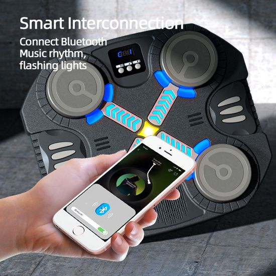 Boxe Murale Lumières Music Boxing Machine Pour Enfants, 2 Modes De