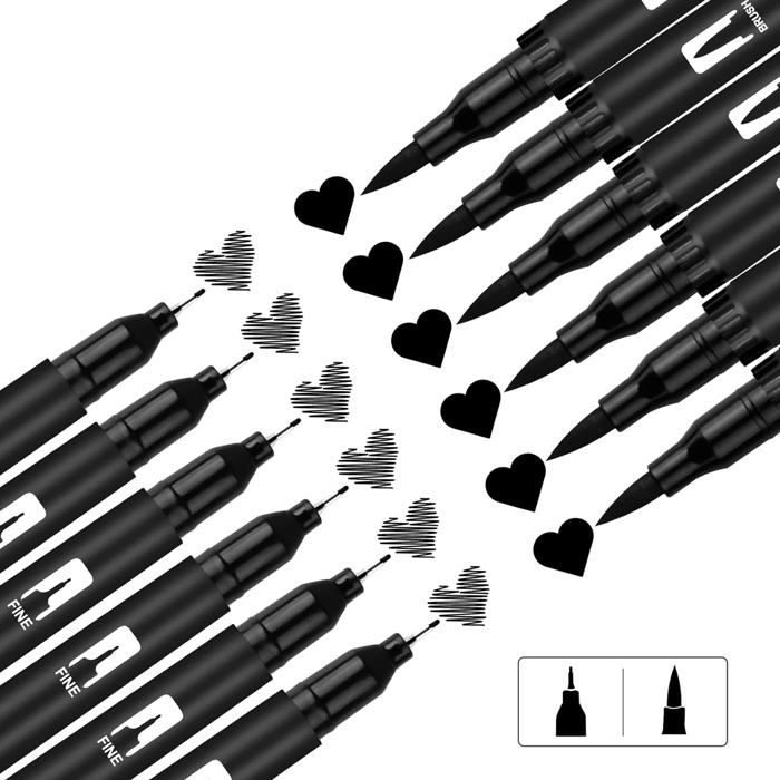 5 Stylets à Pointiller Double Pointe - Pour Mandala, Peinture Sur Pierre, Poterie Et Nail Art | Tiges Acrylique Et Têtes Métal