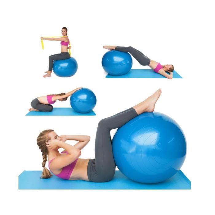 Housse Pour Ballon De Gym/Bureau - Velours Coton/Lin - Anti-Dérapant - 65cm