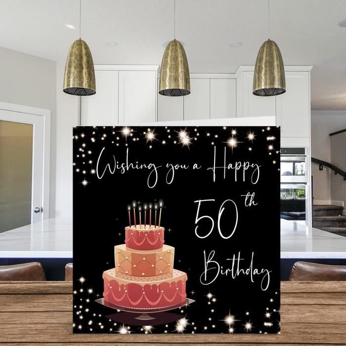 Huxters Carte D'anniversaire 50 Ans Pour Lui – Cartes D'anniversaire Amusantes Pour Homme – Carte D'anniversaire Amusante Pour Papa, Frère, Beau-frère – Anniversaire Pour Grand-père – (50e