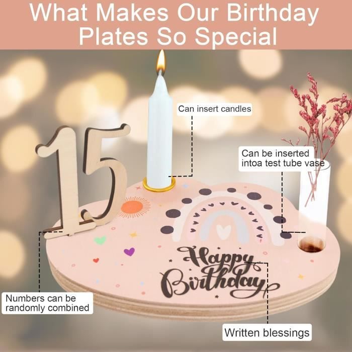 Lot De 25 Décorations De Gâteau D'anniversaire En Acrylique Avec Chiffres De 0 à 9 En Forme De Couronne (style 3 - 4