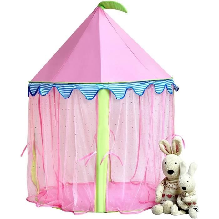 Sonyabecca Tente Enfant intérieur - Tente de château de Princesse de Fille,  Playhouse Rose de pour Les Filles sautent[65] - Cdiscount Jeux - Jouets