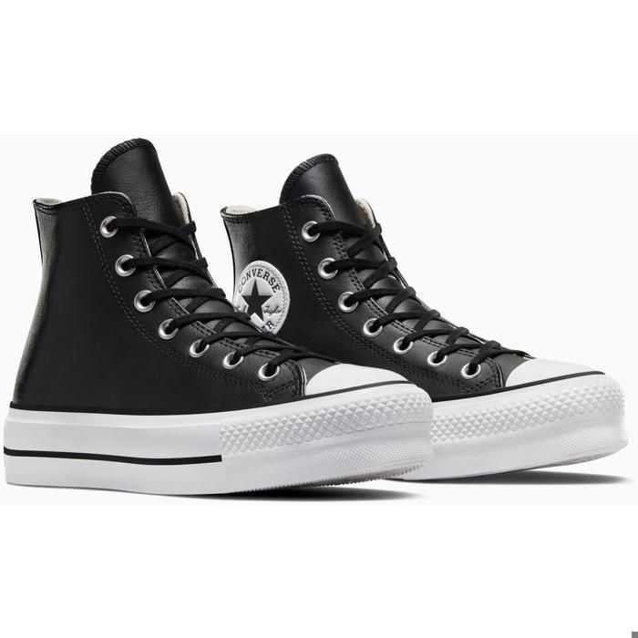 Basket Converse PLATEFORME CUIR HI CONVERSE Femme Cuir