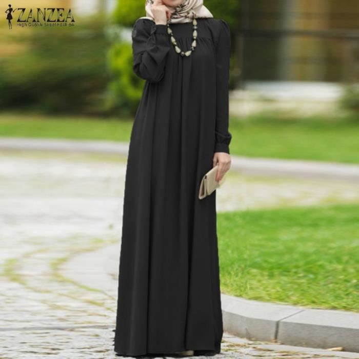 Zanzea hot sale robe longue