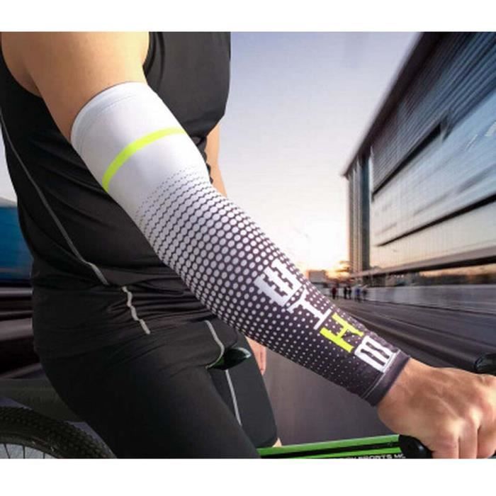 Manchon de bras de compression pour sport - D Blue[D966] - Protection ...