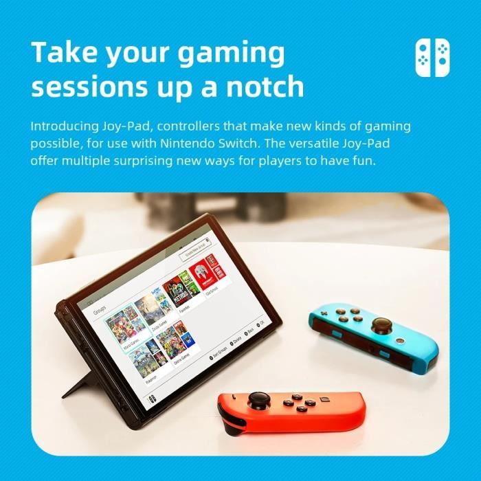 Bleu rouge - Manette de jeu sans fil pour Nintendo Switch, Joy-Con, Joy-Cons,  Pomercons, Joystick Bluetooth a - Cdiscount Informatique