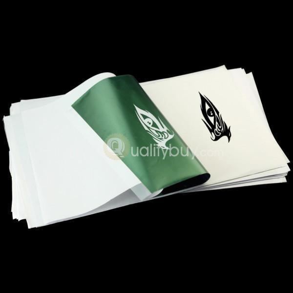 PAPIER TATOUAGE TEMPORAIRE 10 Papiers Feuilles Transfert Pour Pochoir Copieur Tatouage Tattoo