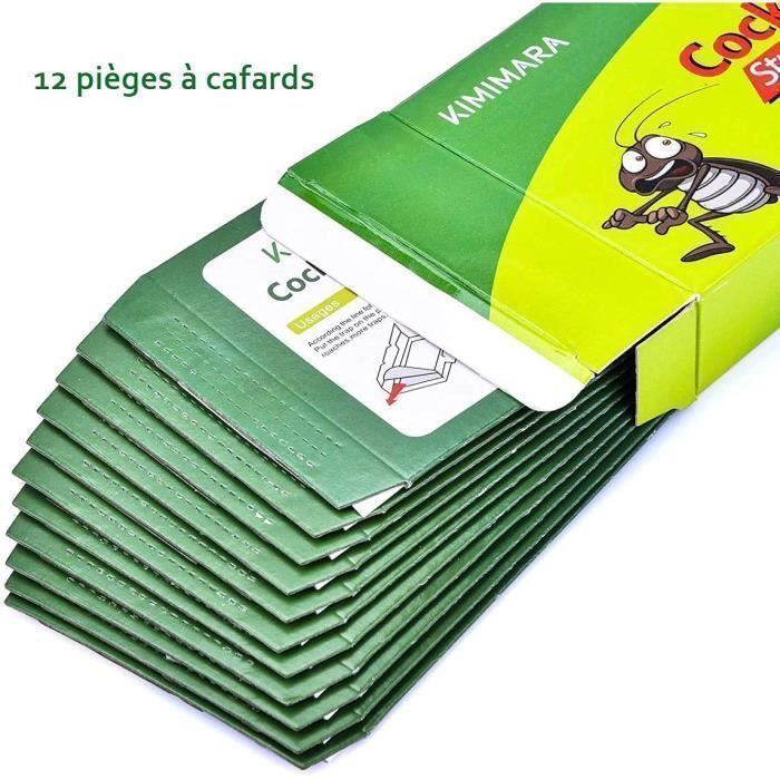 Pièges à Cafards Collants - Lot De 12, Non Toxique, Entrée Sécurisée Pour Enfants/animaux