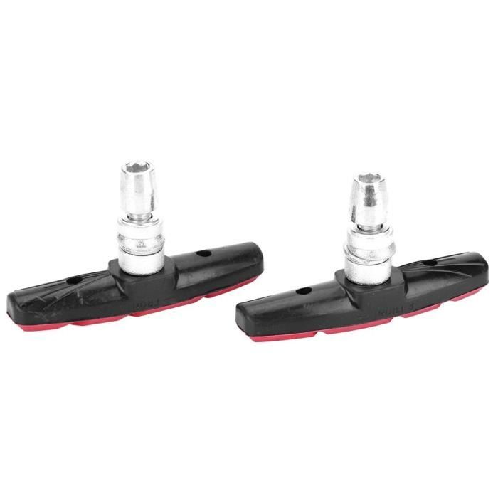 Paire De Garnitures De Frein Vélo – Caoutchouc, 54 Mm, Compatibles Cansucc 450TC / Baradine 453C, Noir