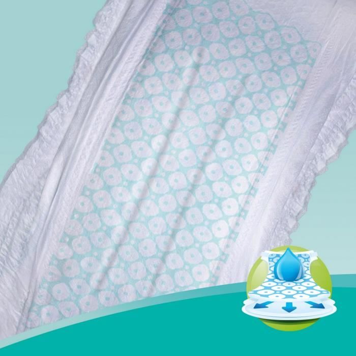 Couches Pampers Baby-Dry - Taille 6 (13-18kg) - 78 pièces Geef je kleintje  een optimale bescherming!
