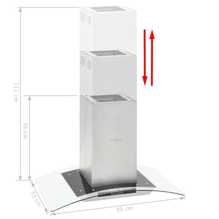 WAOUH! Mobilier! Hotte îlot Hotte aspirante Cuisine tactile Ultra — free download
