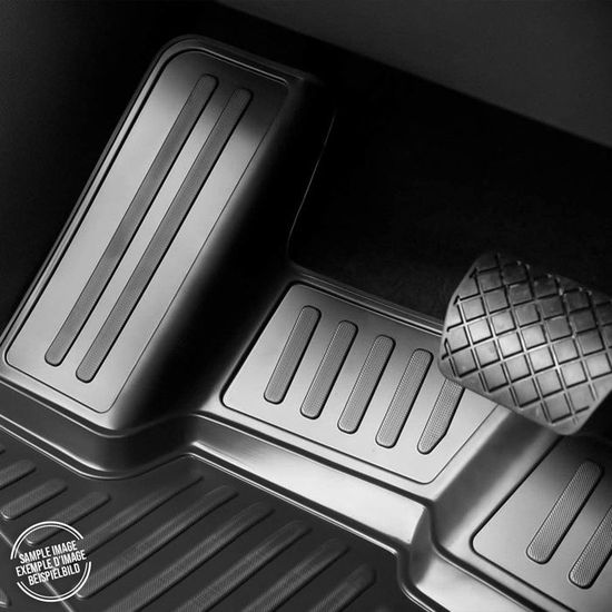 Tapis De Sol Voiture VW Tiguan III 2024-2025 (sauf Mild Hybrid) - 4 Pièces En TPE - Antidérapants, étanches, Faciles à Nettoyer - 3