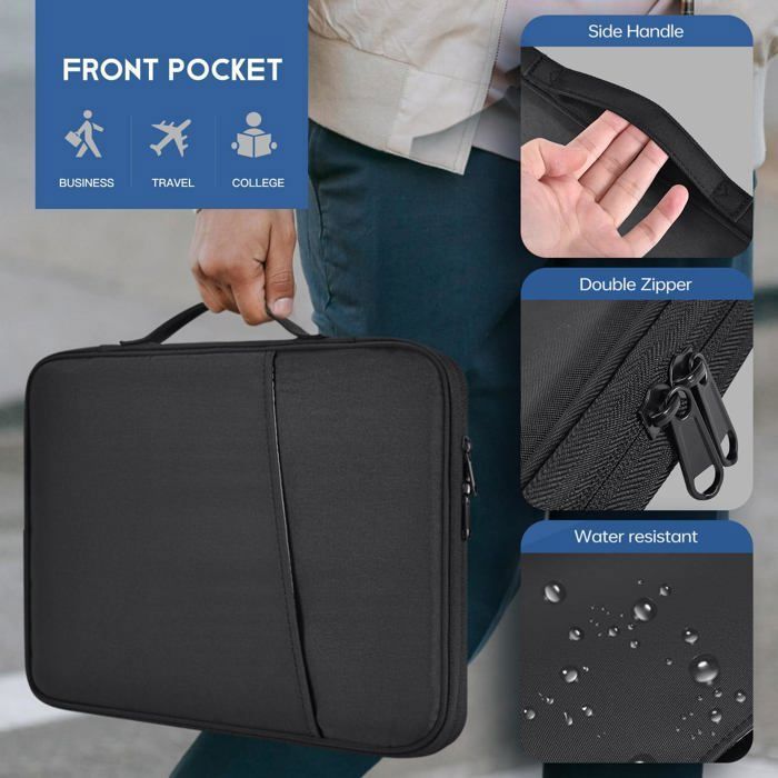 Housse Mosiso Prune 13 Pouces Imperméable Pour MacBook/Accessoires