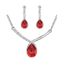 Pour Femmes Fashion Pendentif Cristal Plaqué Or Collier Chat Boucles d/'oreilles zircon
