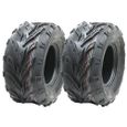 18x9.50-8 pneus de remorque VTT Quad 18 950 8 pneus de route de piste de terre légal, un ensemble de deux.-0