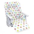 Housse d'assise pour chaise haute bébé enfant gamme Ptit - Ptit Stars Multicolore - Monsieur Bébé-0