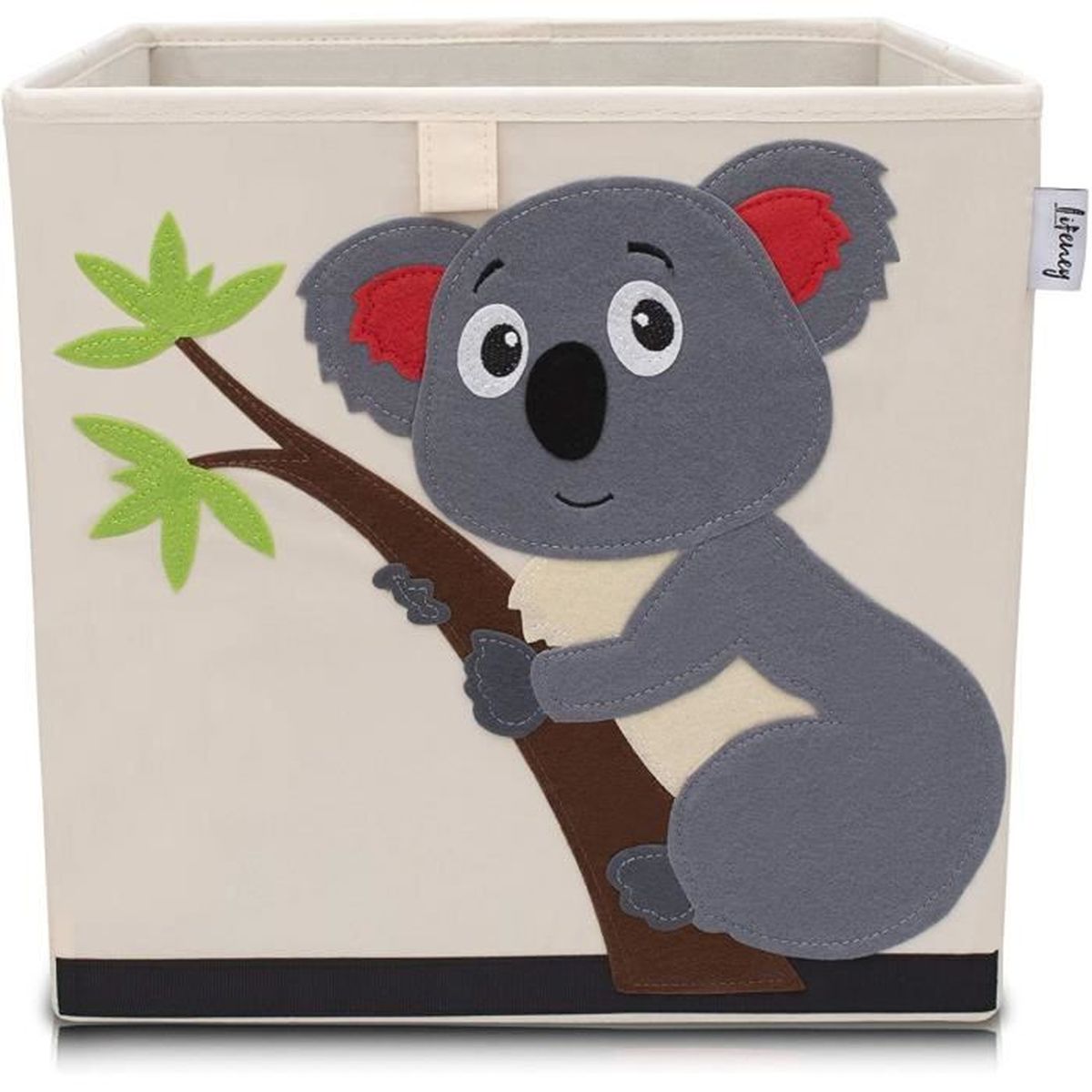 Lifeney coffre a jouet I Boîte de rangement pratique pour les chambres denfant I boîte de rangement I rangement jouet enfant I coffre de rangement enfant abeille beige 