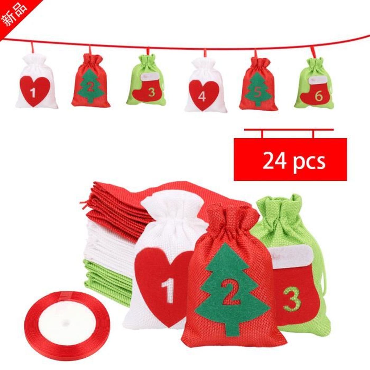 Calendrier De L Avent 24 Calendrier De L Avent Sac En Tissu Diy Cadeaux Sacs A Avec Etiquettes Numero Pour Diy Decoration De Noel Achat Vente Calendrier De L Avent Soldes Sur Cdiscount Calendrier De L Avent 24 Calendrier De L Avent Sac En Tissu Diy Cadeaux Sacs A Avec Etiquettes Numero Pour Diy Decoration De Noel Achat Vente Calendrier De L Avent Soldes Sur Cdiscount
