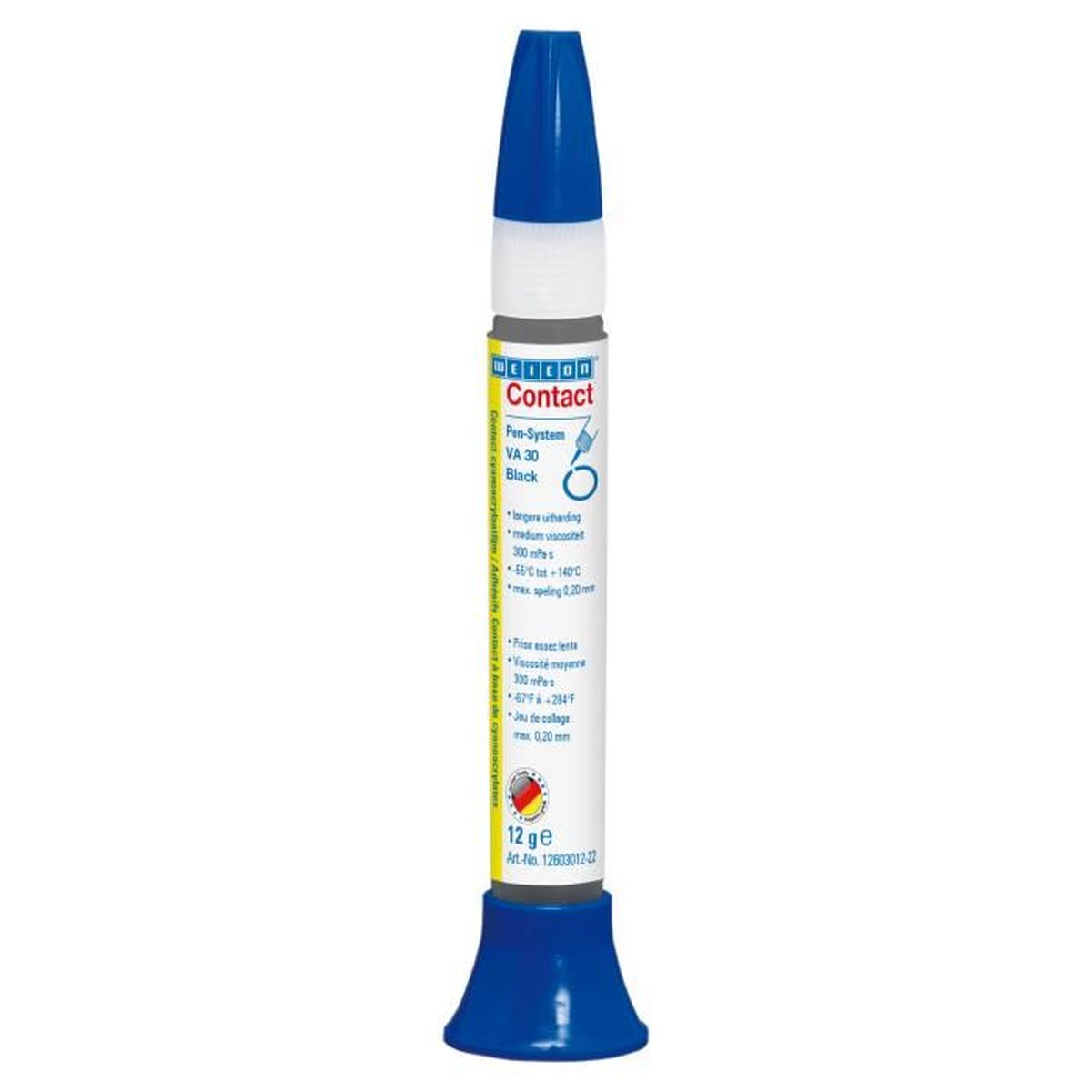 WEICON Contact VA 30 Adhésif cyanoacrylate noir 12 g - Bricolage