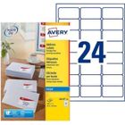 AVERY - 240 étiquettes autocollantes ''Montimbrenligne'' (63,5x33,9 mm) imprimables. Impression jet d'encre. J8159-10