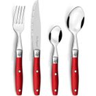 LOU LAGUIOLE Comptoir Rouge - Ménagère 24 pièces