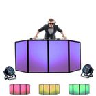 PARTY LIGHT & SOUND DJ FAÇADE WHITE + 2 PAR LED DMX PROJECTEURS idéal pour mettre en valeur votre MATOS SONO, PLATINES PIONEER CONTRÔLEUR PC, PA DJ MIX