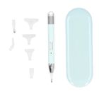 Zerone stylo de forage à point lumineux Stylo de forage lumineux USB Chargable Cross Stitch Applique Diamond Painting Tool avec