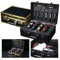 Portable Barber Tools Case Box Barber Stylist Tools Organizer Case w / Code Lock