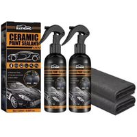 Quick Ceramic Coating Sealing Kit - Easy Ceramic Coating Spraying - 3 in 1 High Protection Rapid Automotive Ceramic Spraying - 2pcs 