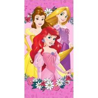 Princesses Disney- Drap de bain-Serviette de plage 70X140 cm-Coton.