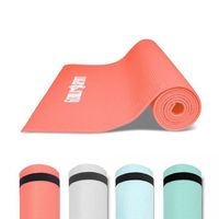 Tapis de yoga PVC GORILLA SPORTS - Corail - 180 x 60 x 0,5 cm - Fitness, Yoga, Pilates