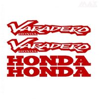 4 stickers VARADERO – ROUGE FONCE – sticker HONDA 125 1000 XL V - HON414