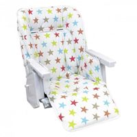 Housse d'assise pour chaise haute bébé enfant gamme Ptit - Ptit Stars Multicolore - Monsieur Bébé