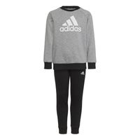 Survêtement Enfant Adidas Essentials Logo Fleece Gris - Multisport - Manches longues