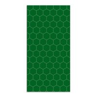 Tapis Vinyle Panorama Mosaïque Hexagones Verte 160x230 cm - Tapis pour Cuisine, Bureau et Salon en PVC