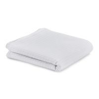 Housse d'oreiller Side Sleeper Gaufre 40 x 145 cm - Housse d'oreiller pour oreillers longs en coton Gris clair