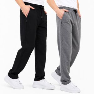 Pantalon Jogging Homme Baggy - Coupe Large, Taille élastique - Pour Sport, Yoga, Quotidien, Hiver - Grandes Tailles Disponibles