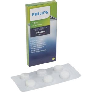Philips Saeco Lot De 3x6 Pastilles Dégraissantes CA6704/10 - Nettoyant Groupe Café 1,6g | Pour Machines Expresso Et Entretien Optimal