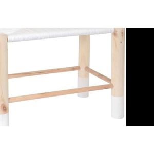 Petit Banc En Bois Naturel Et Blanc Antique Naturel Achat