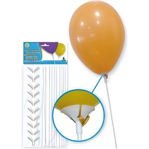 10 Kit de Support Ballons Anniversaire, Support de Ballon Table, Arche de  Ballon Set Tige Ballon Pour Toutes Les Festivals[S226] - Cdiscount Maison
