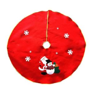 122cm AEE LIFV Jupe de Sapin de No/ël Blanc Peluche Neige D/écorations darbre de No/ël Tapis Vacances Couvre Pied Sapin Noel