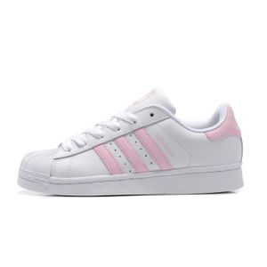 adidas superstar femme rose et blanche