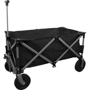 Chariot De Jardin Pliable EUGAD - 80kg Capacity - 4 Roues - Tissu Oxford - Transport Facile