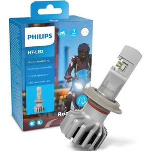 Philips Ultinon Pro3021 LED ampoule de phare automobile (H7), lumière  blanche et froide à 6.000K, set de 2 : : Auto et Moto