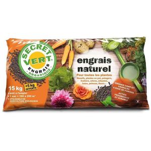 ENGRAIS Engrais naturel bio pour toutes les plantes 15 kg + 5 kg offerts