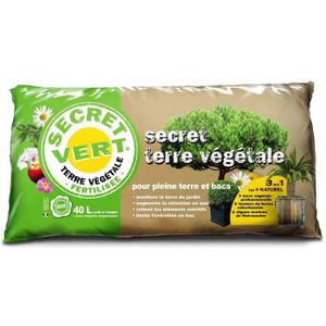 TERREAU - SABLE Terrreau bio secret terre végétale 40 litres